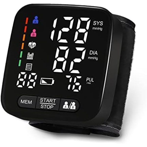 Wrist Blood Pressure Monitor, Tovendor Home Automatic Blood Pressure Cuff Wrist