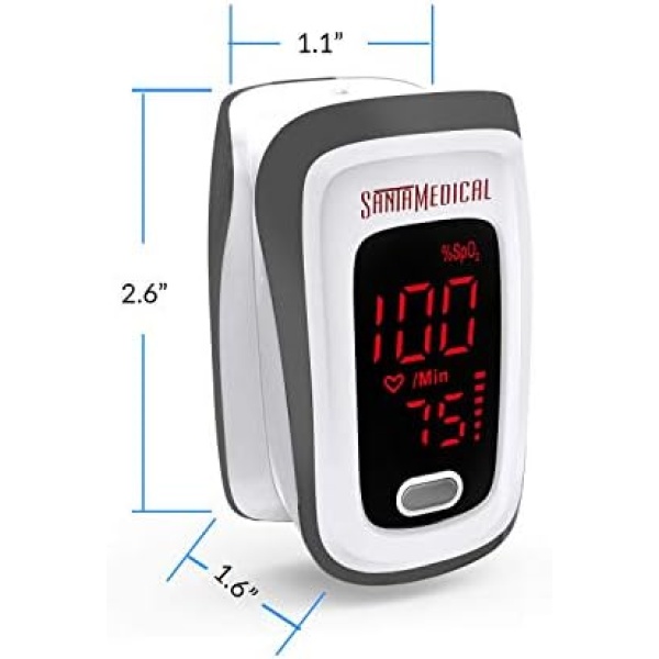 Fingertip Pulse Oximeter, Blood Oxygen Saturation Monitor (SpO2) with Pulse Rate - Image 5