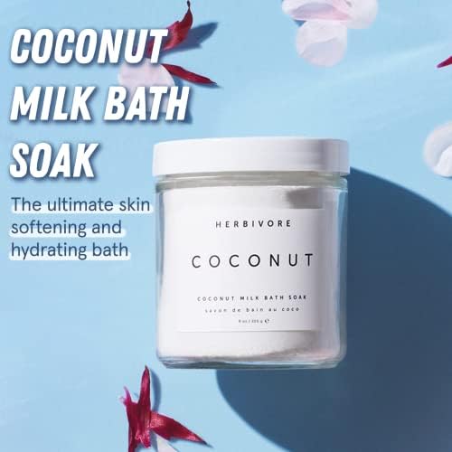 HERBIVORE Coconut Milk Bath Soak – Skin Hydrating & Softening, Soothing Light - Image 2