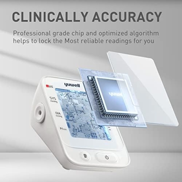 yuwell Blood Pressure Monitor, Large Upper Arm Blood Pressure Cuff - Image 3