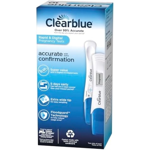 Clearblue Pregnancy Test Combo Pack, 10ct - Digital with Smart Countdown - Image 12