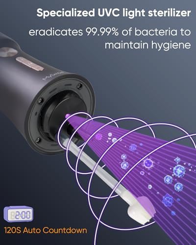 MySmile LP221 Cordless Water Flossers for Teeth 335ML Portable OLED Display - Image 5