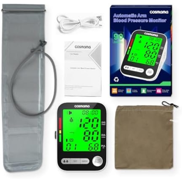 Blood Pressure Monitor, Automatic Arm Blood Pressure Monitors for Home Use, - Image 7