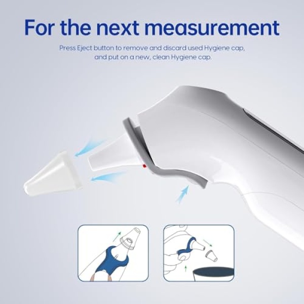 Infrared Ear Thermometer, Accuracy Health Care Therometer for Adults and Kids, - Image 6