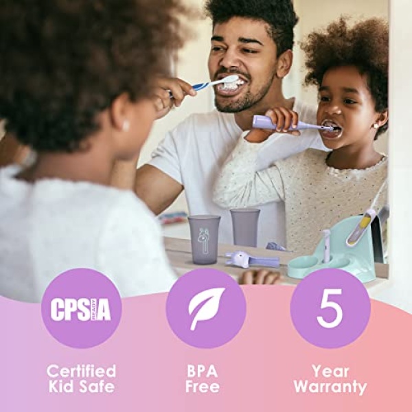 Brusheez® Kids’ Electric Toothbrush Set - Safe & Effective - Image 5