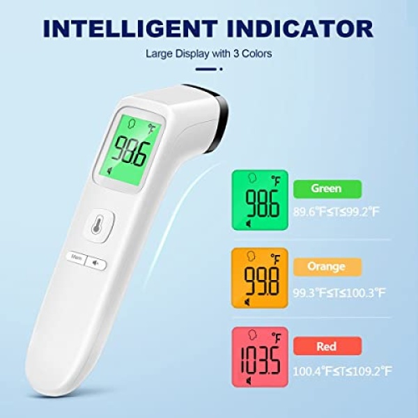 No-Touch Thermometer for Adults and Kids, FSA Eligible, Digital Baby Thermometer - Image 3