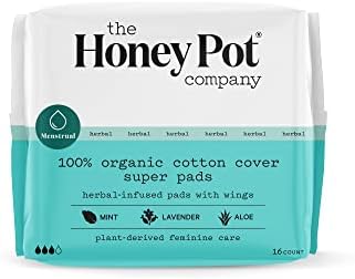 The Honey Pot Company - Super Absorbency Pads with Wings - Organic Pads