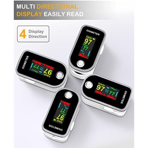 Pulse Oximeter Fingertip - Oxygen Meter Finger Pulse Oximeter - Blood Oxygen - Image 5
