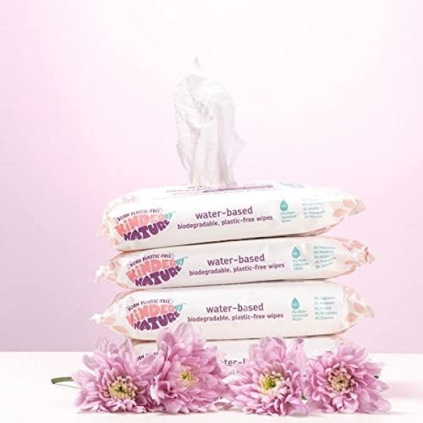 Jackson Reece Kinder by Nature Water-Based Baby Wipes - 56 Count (Case of 12 - Image 2