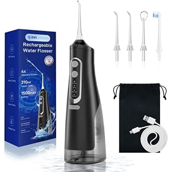 Cordless Water Flosser Teeth Cleaner Dental Oral Irrigator Picks Portable and
