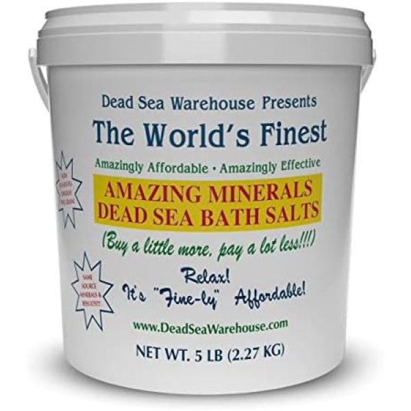 Dead Sea Warehouse-Amazing Minerals Bath Salts , 100% Full Mineral Therapeutic
