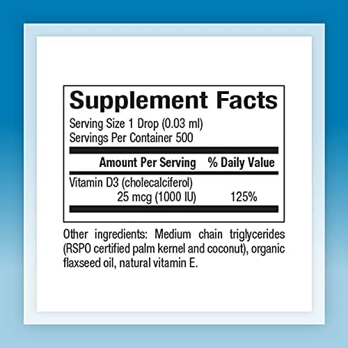 Natural Factors - Vitamin D3 Drops 1000 IU, 15ml - Image 6