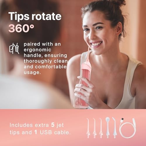 Water Dental flosser for Teeth Cleaning - Oralfree Braces Care, Cordless - Image 6