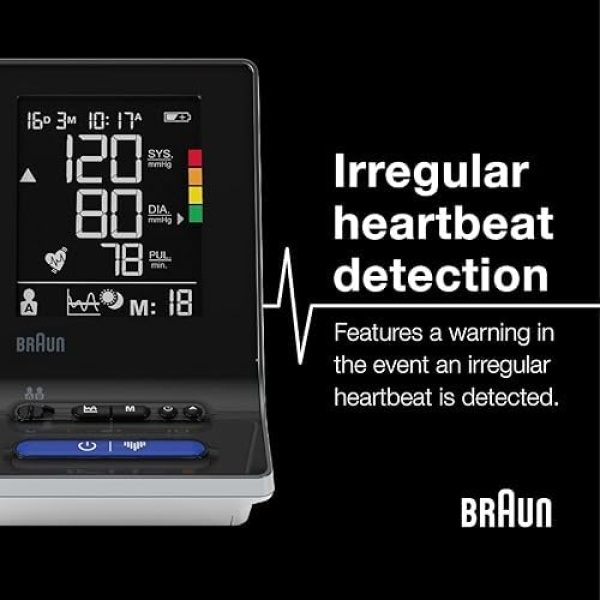 Braun ExactFit 3 Blood Pressure Monitor - Accurate Blood Pressure Machine with - Image 6