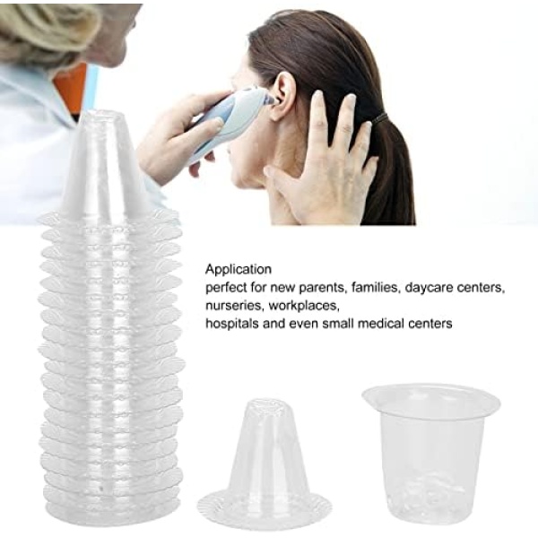 20pcs Ear Thermometer Probe Covers Disposable Refill Caps Lens Filters for Easy - Image 6