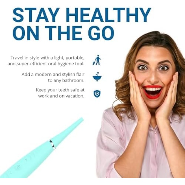 Teeth Cleaner Teeth Cleaning Kit : 5 Modes Teeth Cleaning Tools Rechargeable & - Image 7