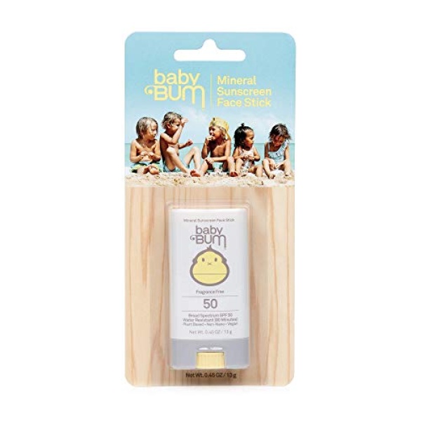 Sun Bum Baby SPF 50 Sunscreen Stick, Mineral Roll-On UVA/UVB Face and Body - Image 3