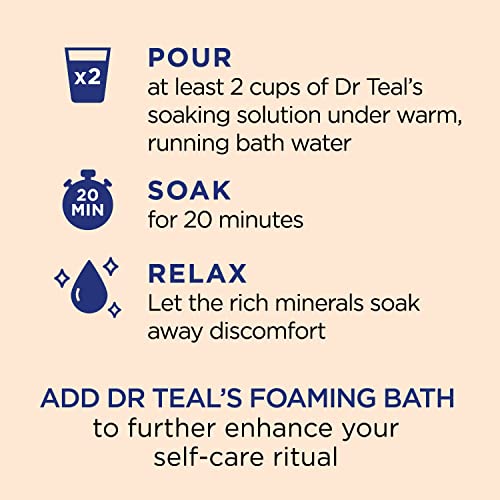Dr Teal's Pure Epsom Salt Soak, Glow & Radiance with Vitamin C & Citrus - Image 4