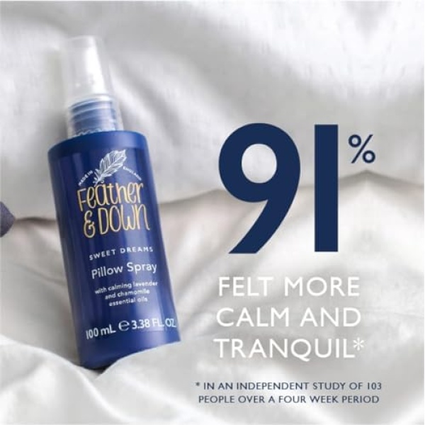 Feather & Down Sweet Dream Pillow Spray (100ml) - With Calming Lavender & - Image 6