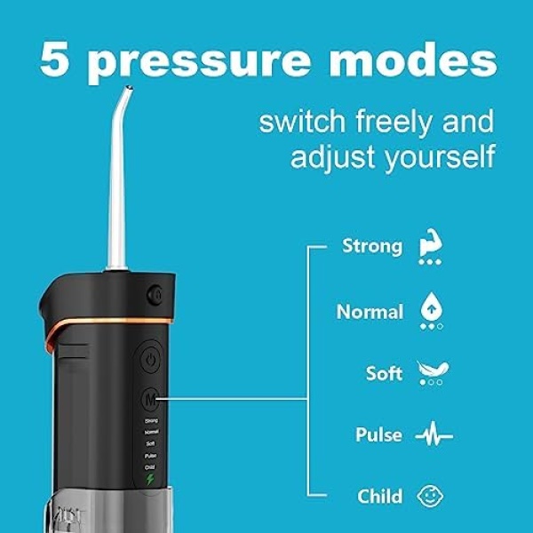 Frohsun Retractable Water Dental Flosser Cordless Oral Irrigator for Dental&Oral - Image 4