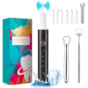 HassoKon Teeth Cleaning Kit for Adult, Electric Teeth Cleaning Tools with LED