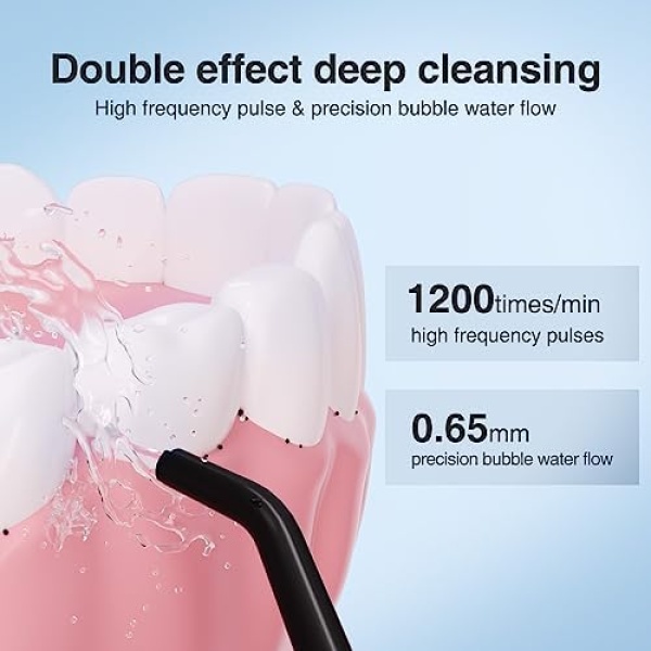 Water Flosser Teeth Cleaner-TOUCHBeauty Full Oral Care Kit, Rechargeable Water - Image 3