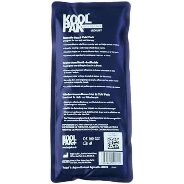 Koolpak Reusable Luxury Hot and Cold Gel Pack 12cm x 29cm (10) - Image 3