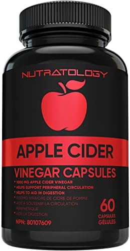 Keto Friendly Apple Cider Vinegar Capsules - 1000MG Apple Cider Vinegar