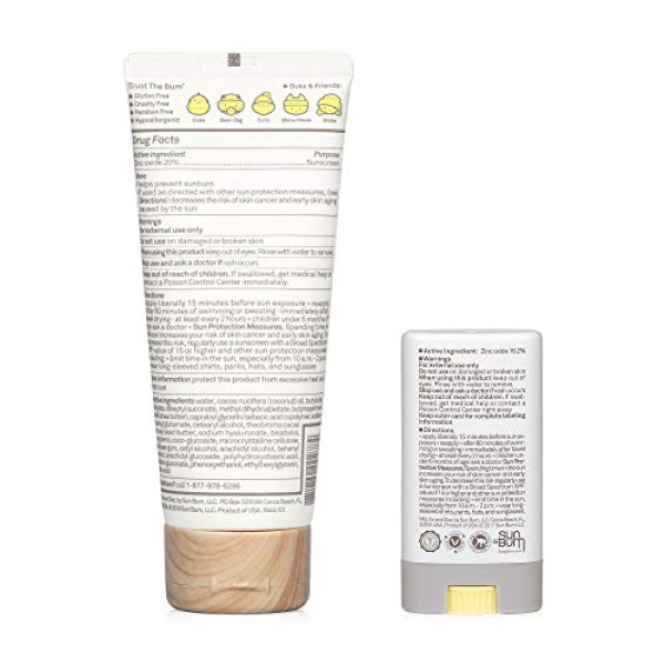 Sun Bum Baby Bum Spf 50 Sunscreen Face Stick and Lotion Mineral Uva/uvb - Image 2