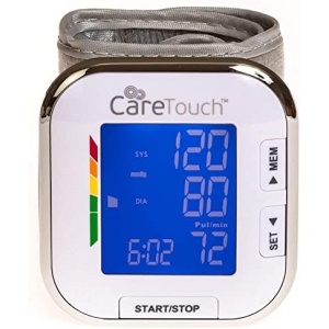Care Touch Digital Wrist Blood Pressure Monitor for Adults Size 5.5-8.5" for