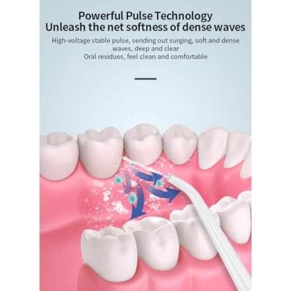 Electric Irrigator, Home Portable Water Teeth Cleaning Flosser With With 4 - Image 6