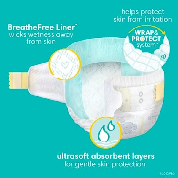 Pampers Swaddlers Diapers - Size 6, One Month Supply (108 Count), Ultra Soft - Image 6