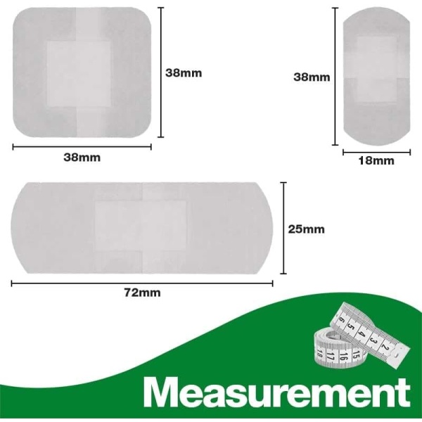 Safety First Aid Group HypaPlast Clear Washproof Assorted (Pack of 100) - Image 4