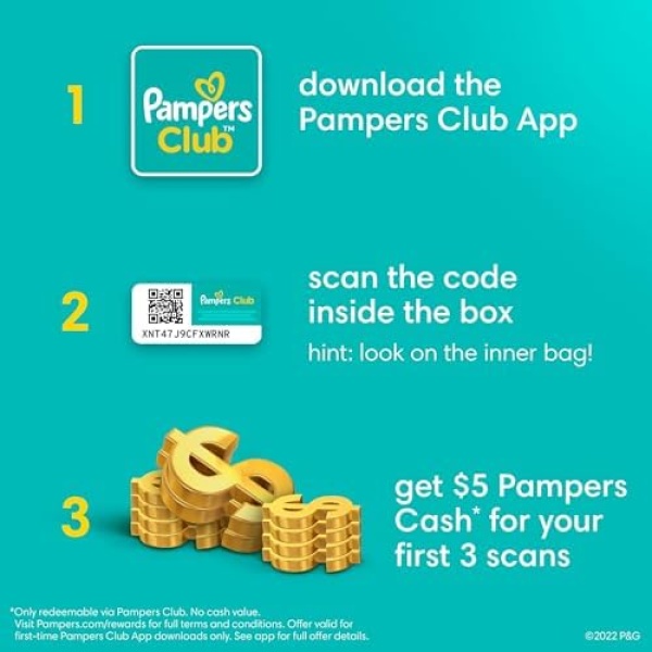 Pampers Swaddlers Diapers - Size 3, One Month Supply (168 Count), Ultra Soft - Image 10