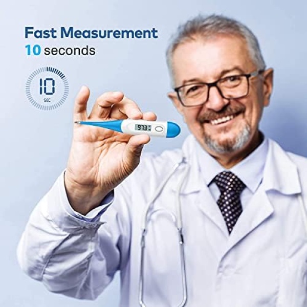 Boncare Thermometer for Adults, Digital Oral Thermometer for Fever - Image 2