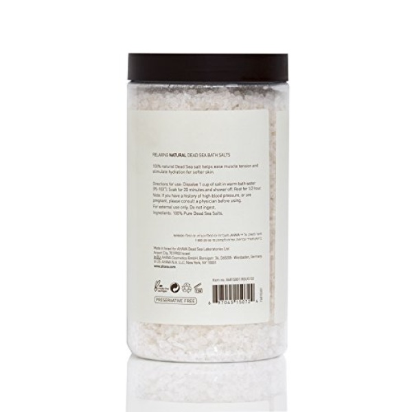 AHAVA Dead Sea Mineral Bath Salt - Bath Soak for Nourishing Essential Body Care - Image 3