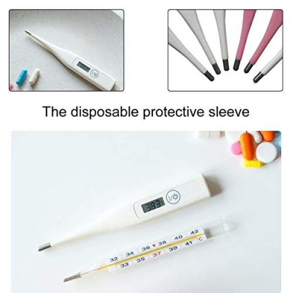 Healifty 100pcs Disposable Digital Thermometer Covers Sterile Universal - Image 7