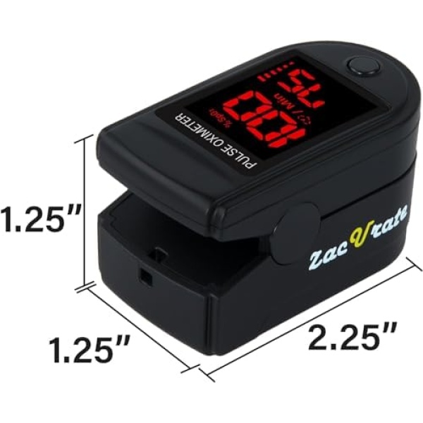Zacurate Pro Series 500DL Fingertip Pulse Oximeter Blood Oxygen Saturation - Image 3
