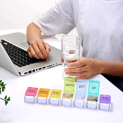 AidShunn Pill Boxes 7 Day Portable Storage Box Weekly Organizer to Hold - Image 6