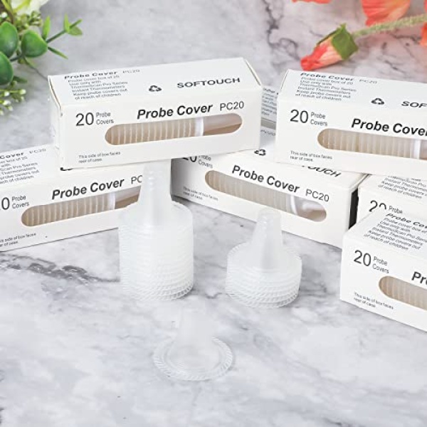 200pcs Ear Thermometer Probe Covers, Disposable Probe Covers Refill Caps Lens - Image 3