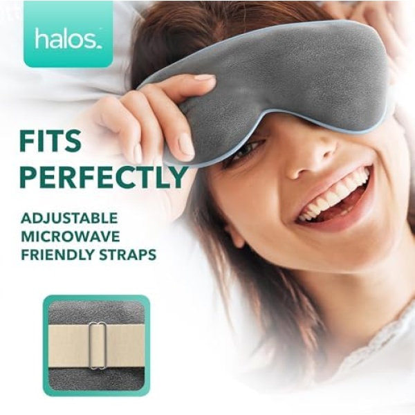 Heated Eye Mask for Dry Eyes - Microwave Activated Warm Eye Compress Treats - Image 5
