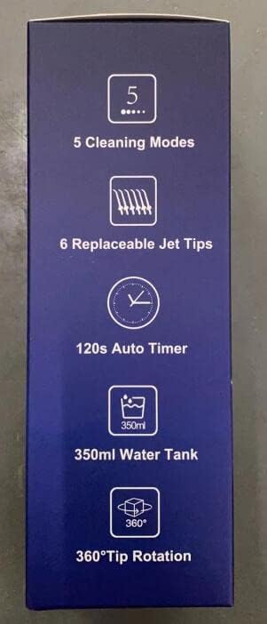 Skeufy Cordless Water Flosser Teeth Cleaner, 350ML Portable Oral Irrigator, 5 - Image 11