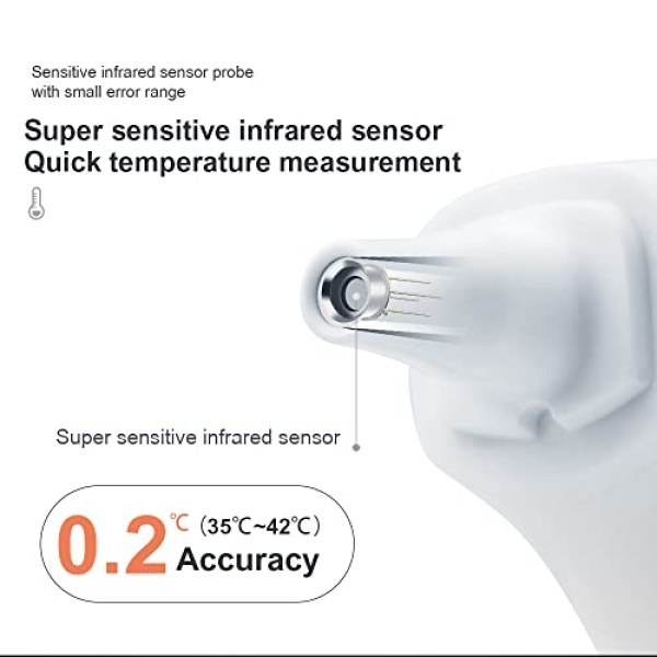 Berrcom Forehead and Ear Thermometer for Adults and Kids, Digital Infrared - Image 7