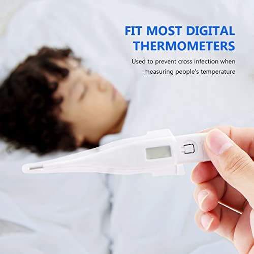 HEALLILY 200pcs Disposable Thermometer Covers Thermometers Sleeves Covers - Image 4