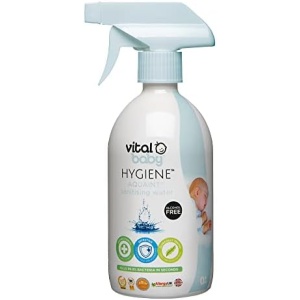 Vital Baby Hygiene AQUAINT Sanitising Water - Kills 99.9% of Germs - Baby Safe