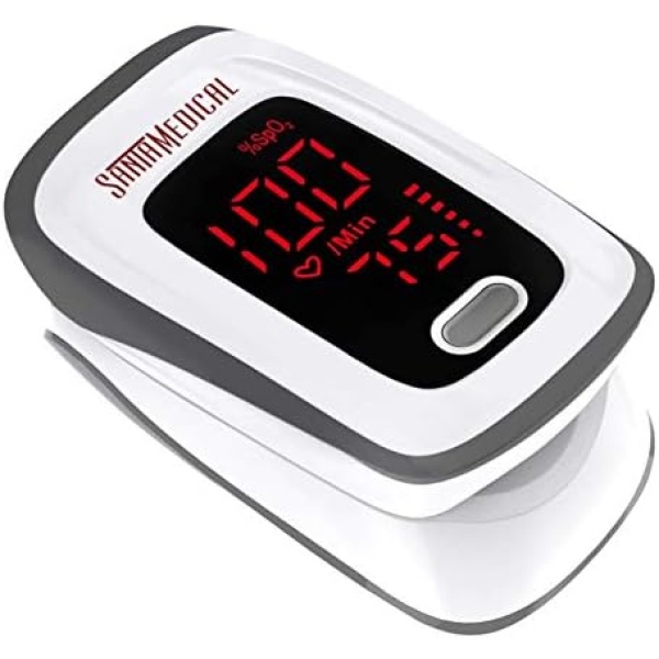 Fingertip Pulse Oximeter, Blood Oxygen Saturation Monitor (SpO2) with Pulse Rate