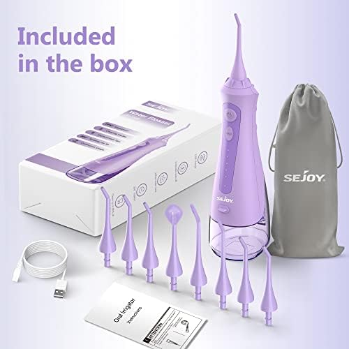 Sejoy Water Flossers for Teeth Cleaning, Water Flosser for Teeth Rechargeable - Image 7
