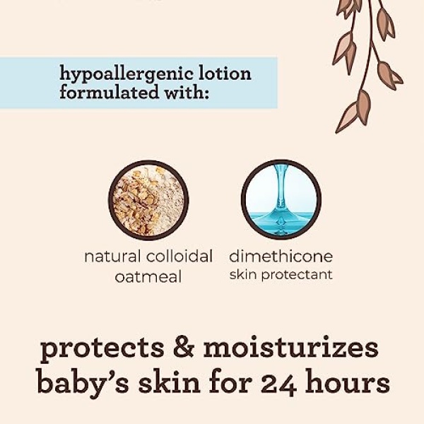 Aveeno Baby Daily Moisture Moisturizing Lotion for Delicate Skin - Image 4