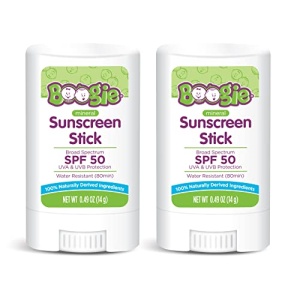 Baby Sunscreen Stick by Boogie Block, Mineral Sunscreen SPF 50, Travel Size