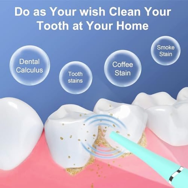 Teeth Cleaner Teeth Cleaning Kit : 5 Modes Teeth Cleaning Tools Rechargeable & - Image 5